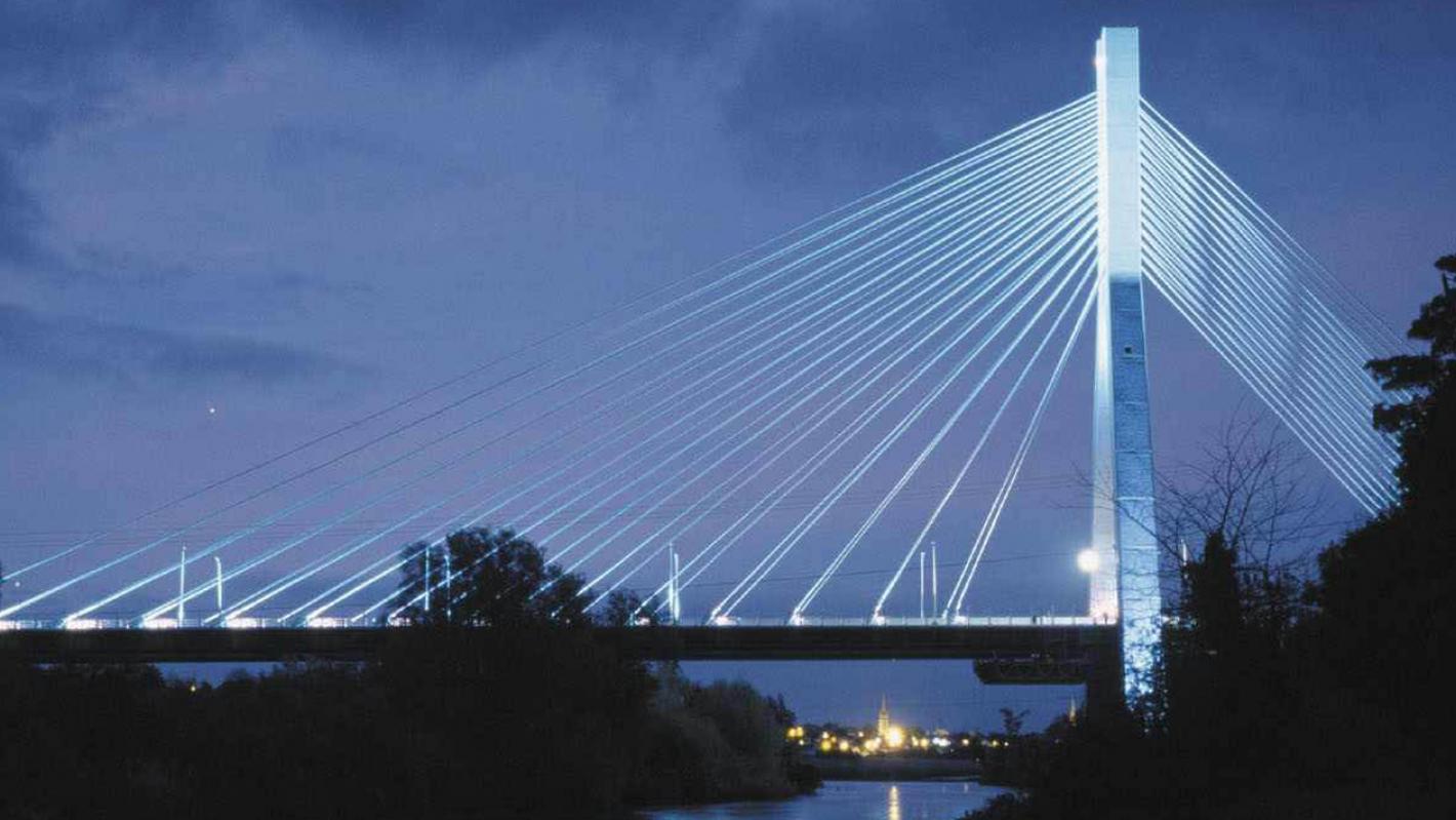 Mary McAleese Boyne Valley Bridge in Co. Louth and Co. Meath. 