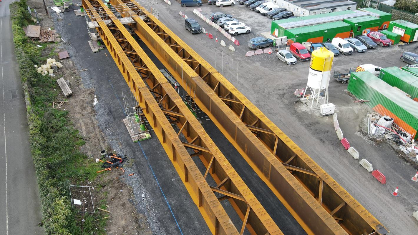 Athy Distributor Road Steel Plates