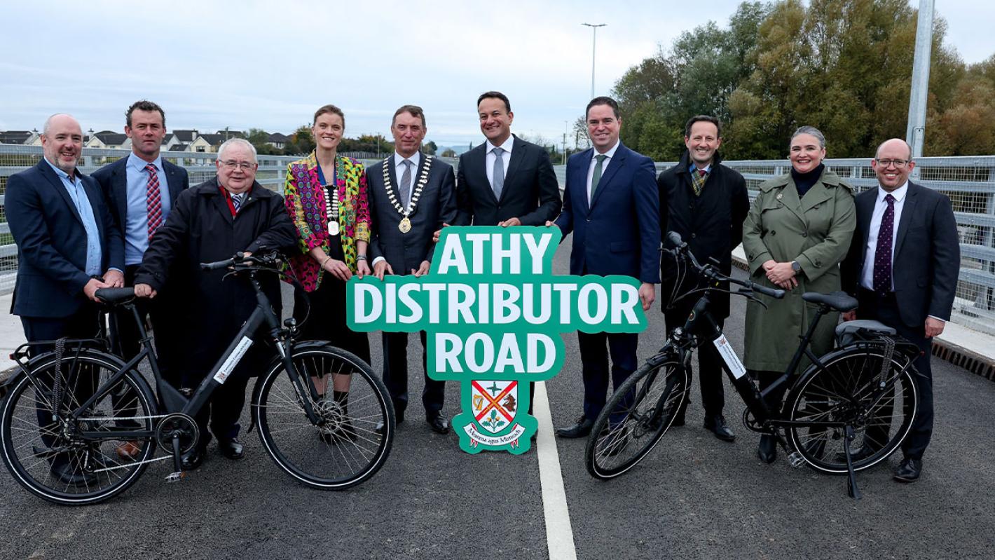 Athy Distributor Road Opening Banner Image 1