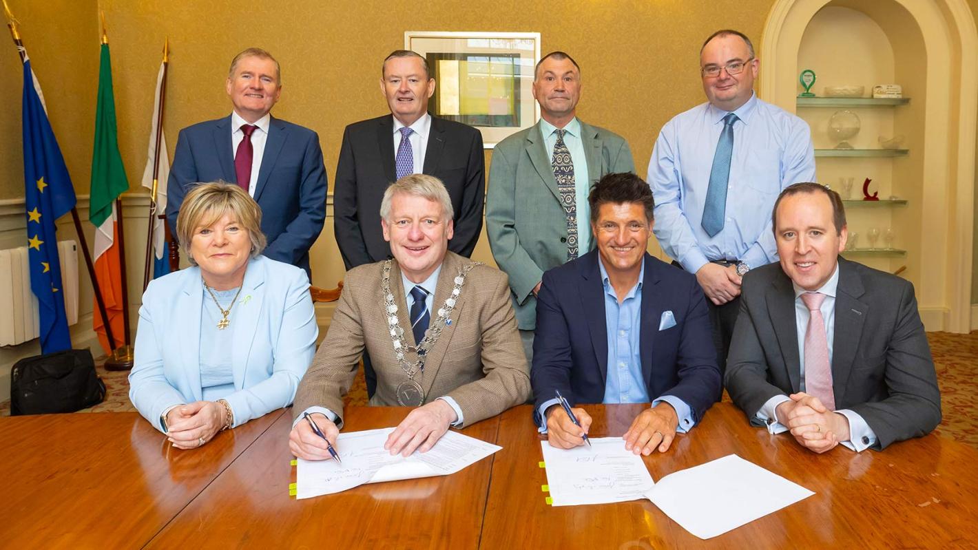 Rice Bridge Contract Signing Banner Image