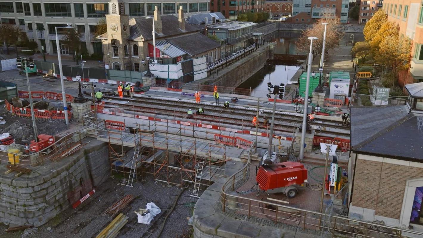 George's Dock Bridge Banner 1