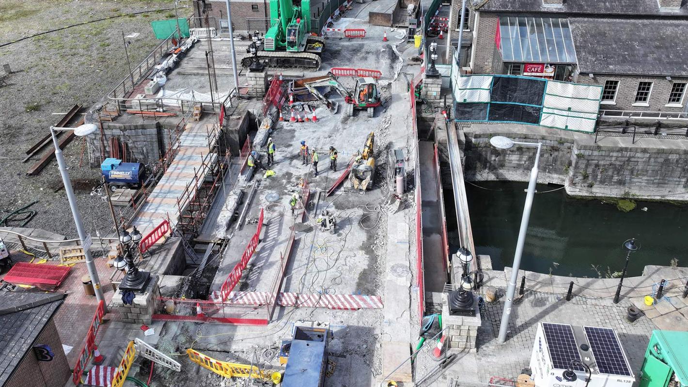 George's Dock Bridge Banner 2