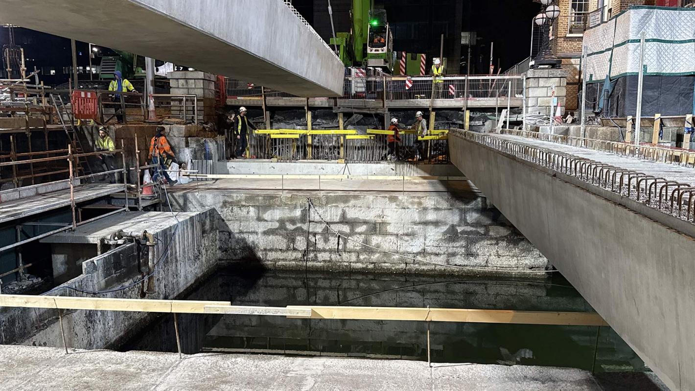 George's Dock Bridge Banner 4