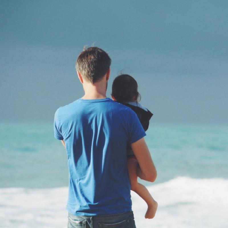 Man at beach