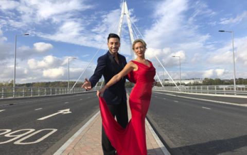 Strictly dancers on Northern Spire