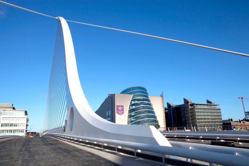 Samuel Beckett Bridge Works